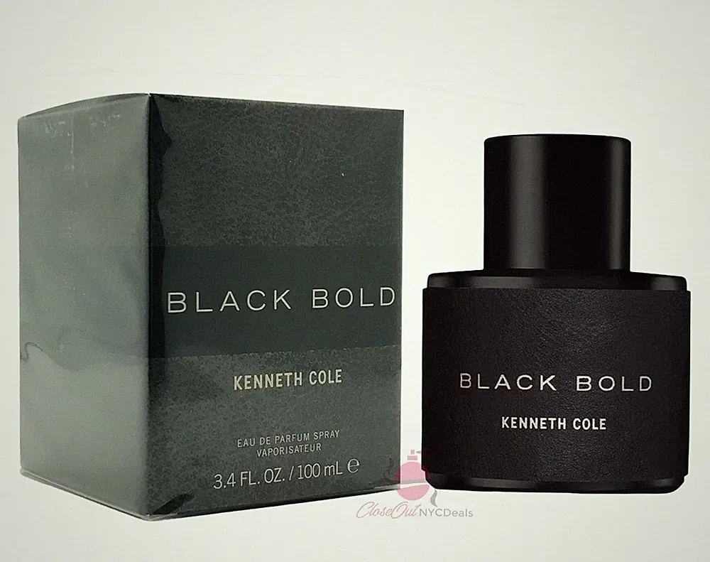 Black Bold Cologne for men by Kenneth Cole 3.4 oz / 100 ml EDP Spray - SEALED