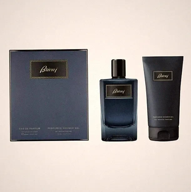 Brioni Gift Set for Men 3.4 fl. oz. EDP Cologne + 5 fl oz Shower Gel! Best Deal