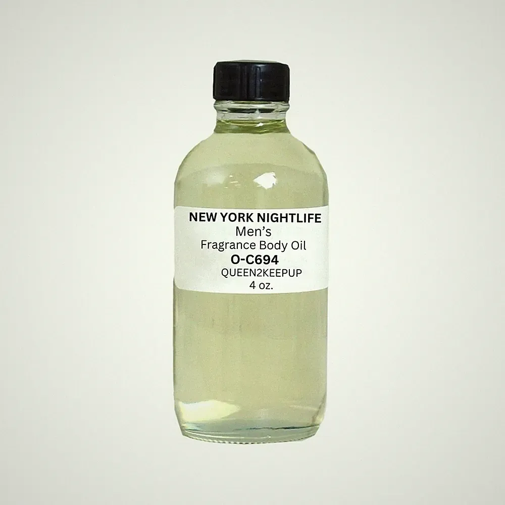 New York Nightlife (Men) Body Oil 4 oz Fragrance All Natural Scent