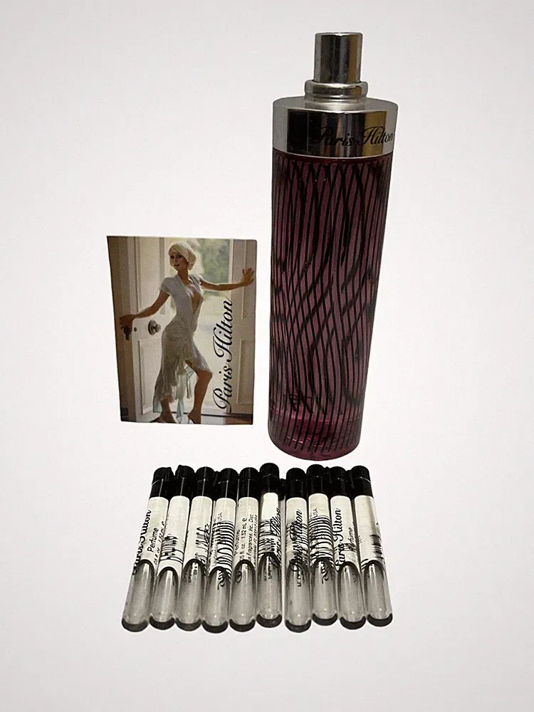 Paris Hilton Perfume for Women Eau de Toilette Spray 3.4 oz Plus 10 travel vials