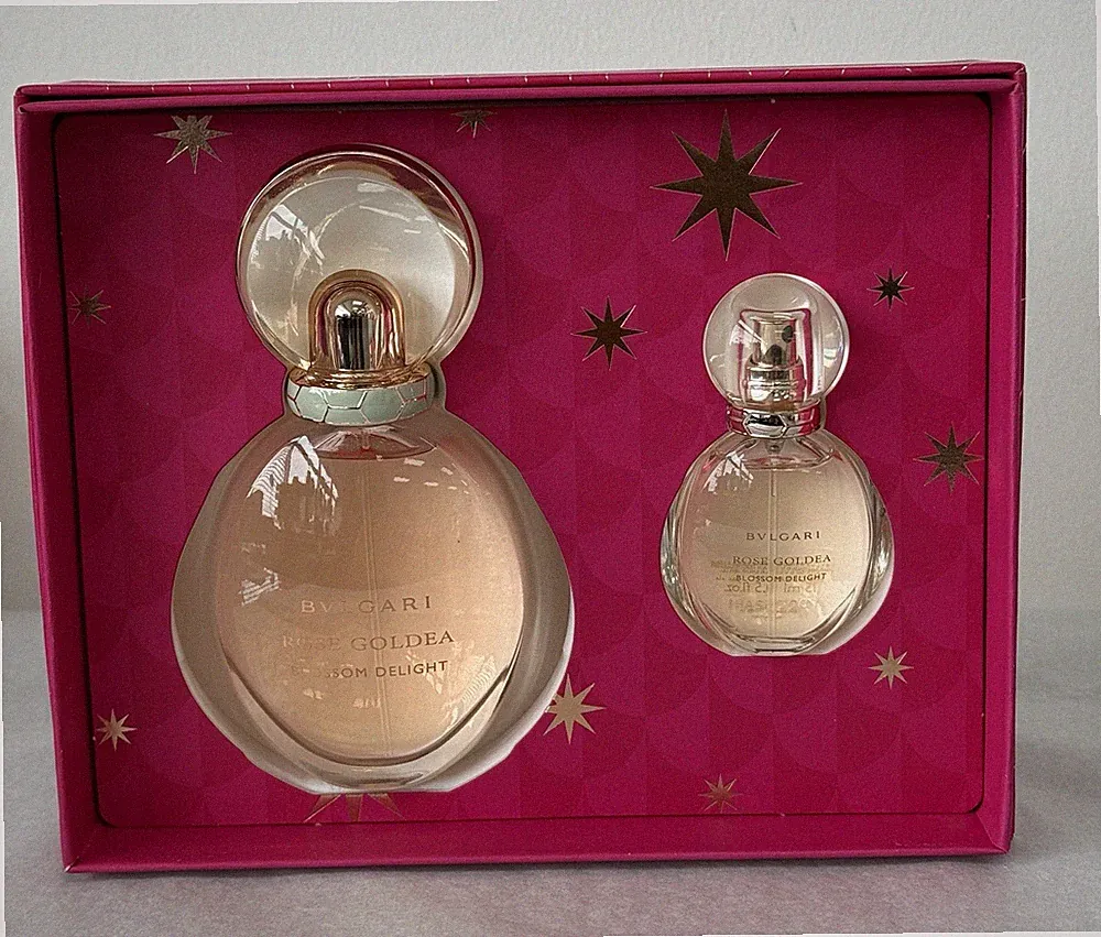 ROSE GOLDEA BLOSSOM DELIGHT by Bvlgari | Women's Gift Set 2 Pcs: 2.5&0.5 EDP Spy